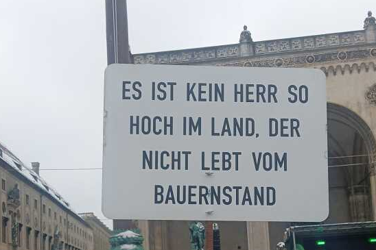 08.01.2024 Aktionswoche der Landwirte in München